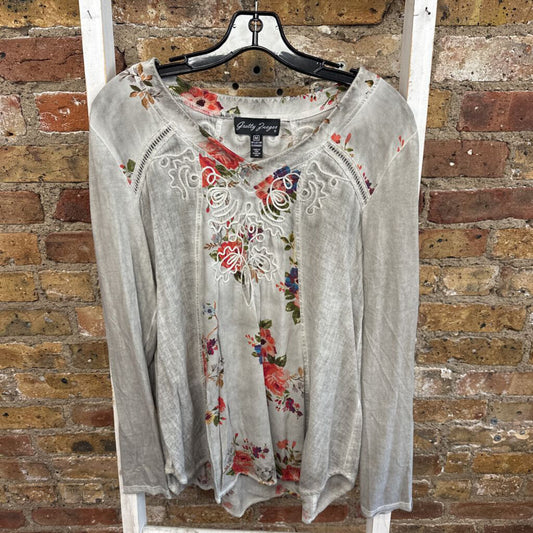 Top LS Floral Print