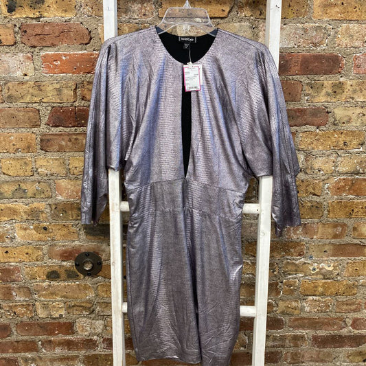 Animal Print Metallic Dress