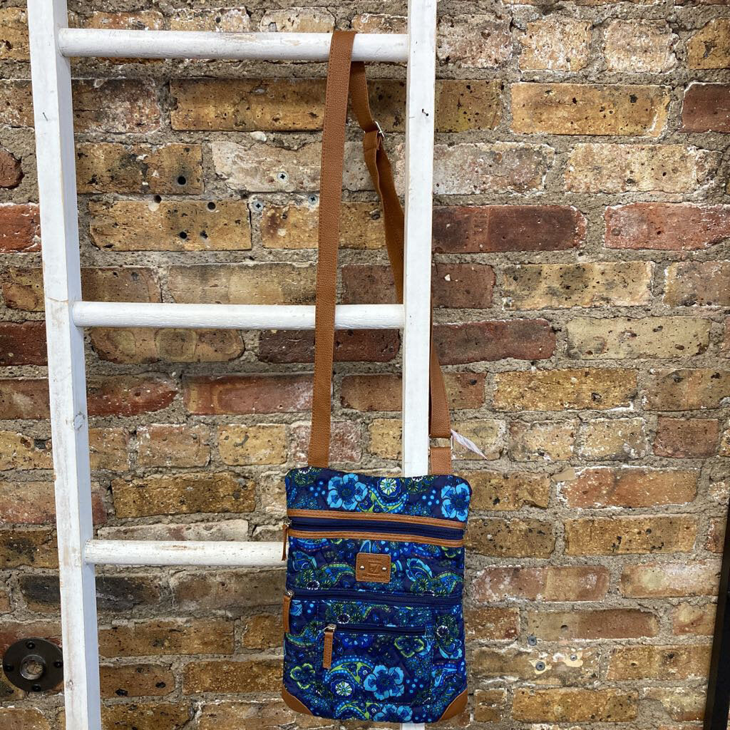 Paisley Quilted Crossbody