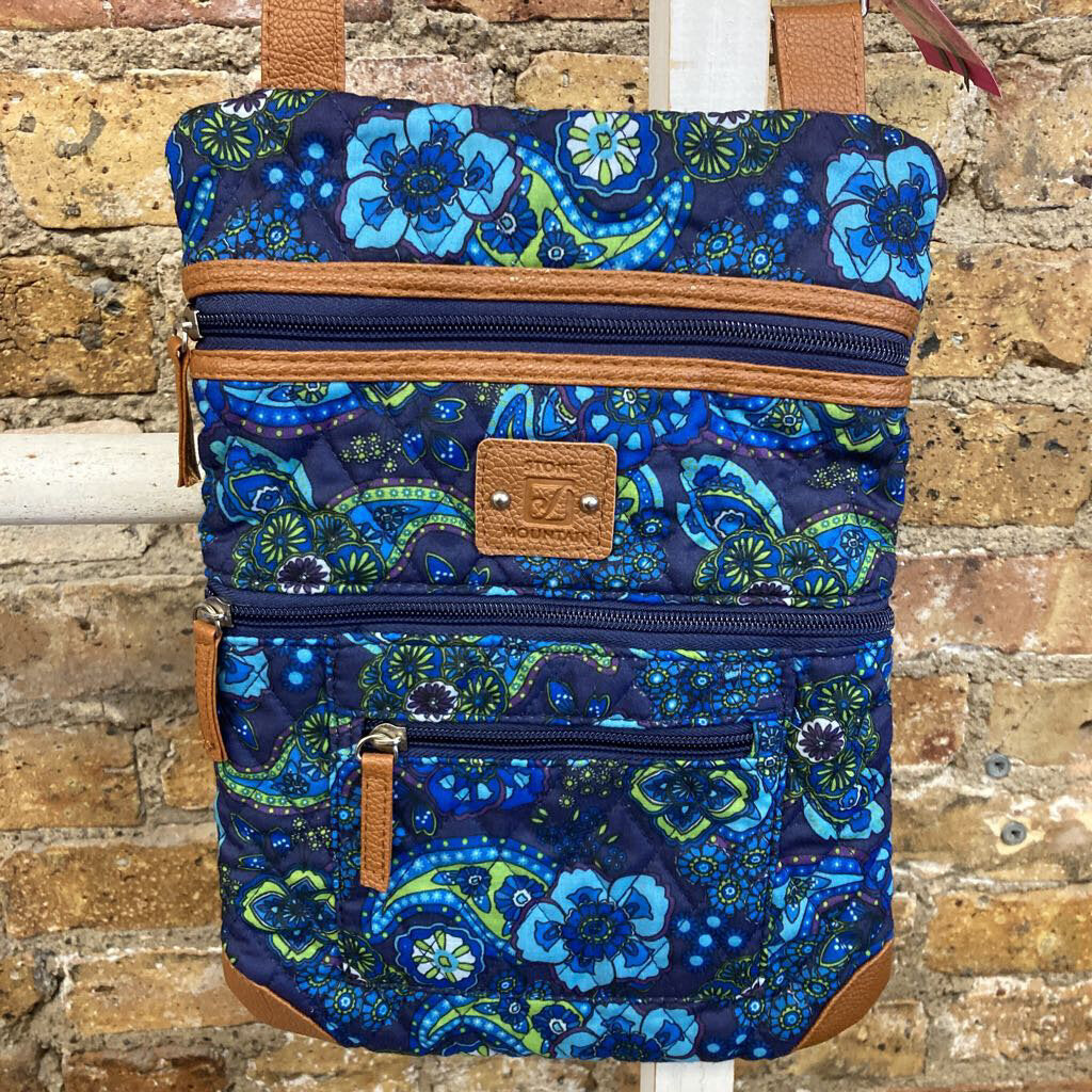 Paisley Quilted Crossbody