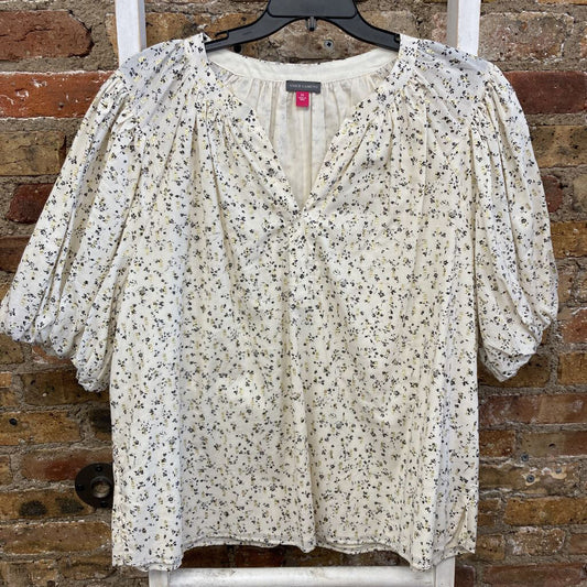 Knit Floral Blouse
