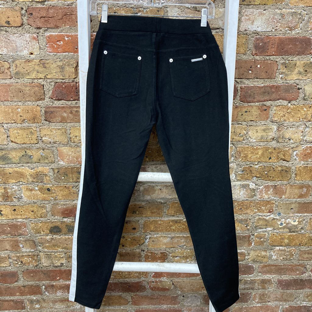 Pants Pull On Stripe Detail