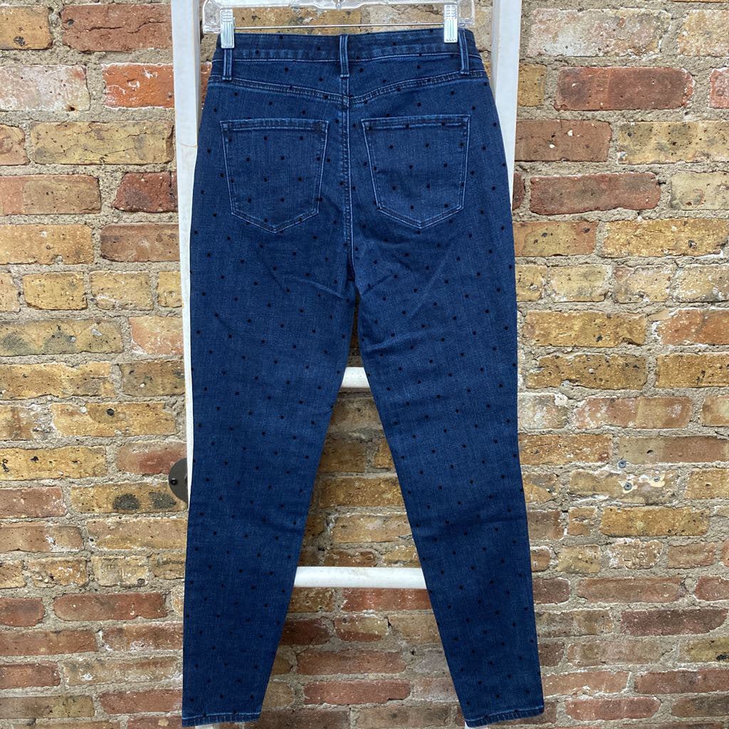 Jeans High-Waist Dots