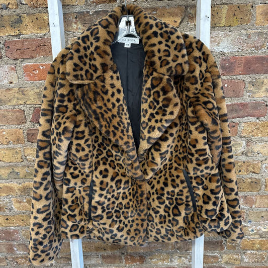 Jacket Faux Fur/Animal Print