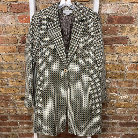 Coat Geometric Long