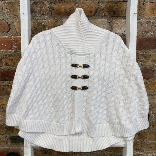 Poncho Cable Knit