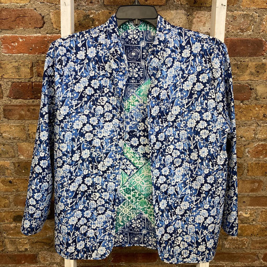 Jacket Open Reversible Floral
