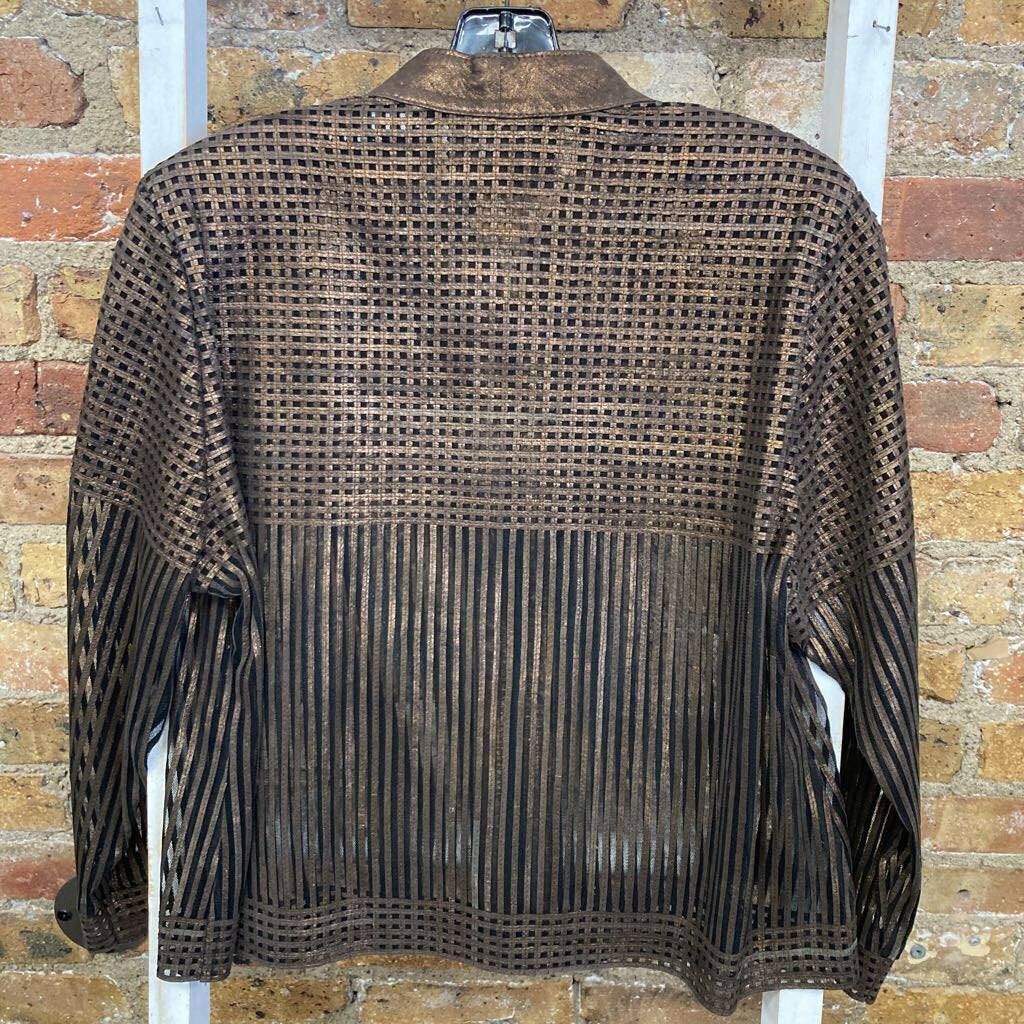 Jacket Leather Perforated