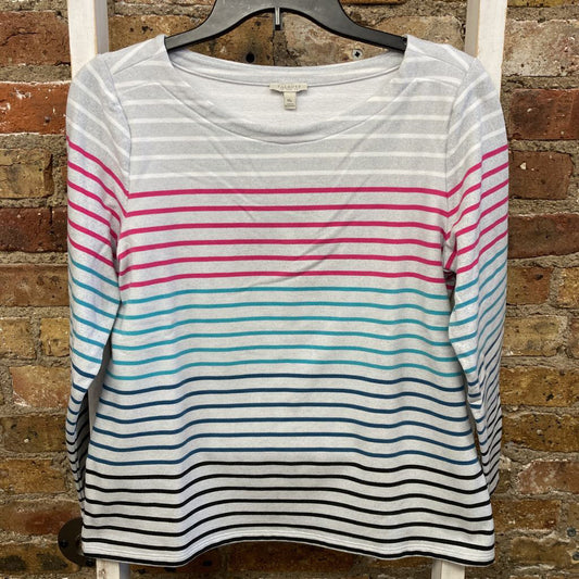 Stripe Boatneck Top