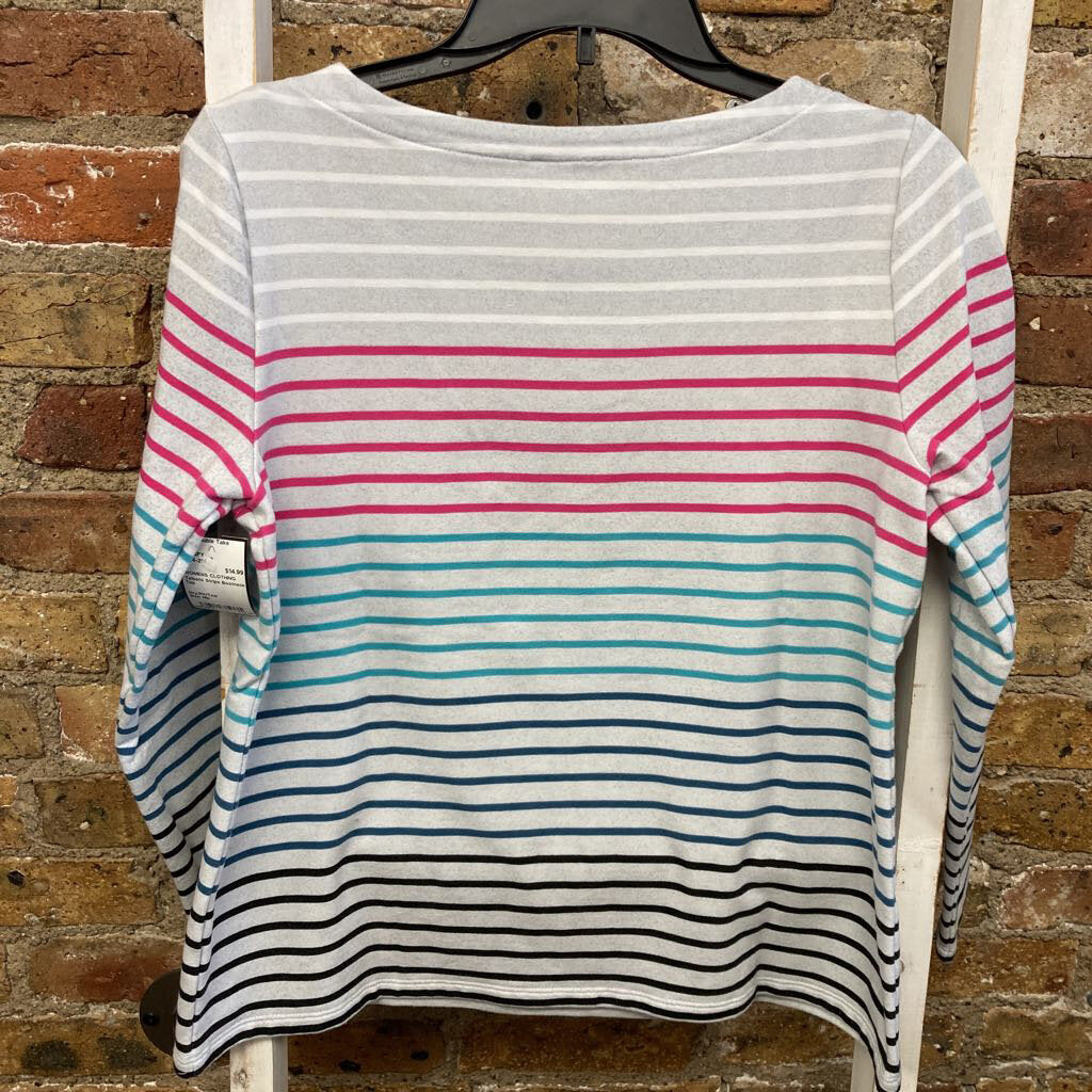 Stripe Boatneck Top