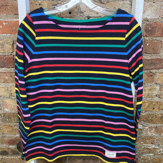 Stripe Boatneck Top