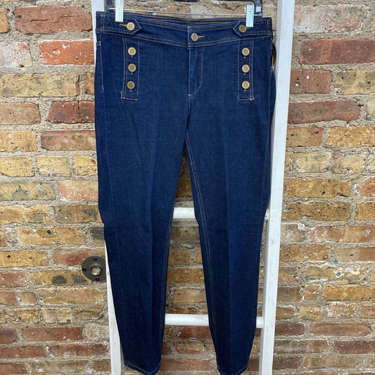 Front Button Jeans