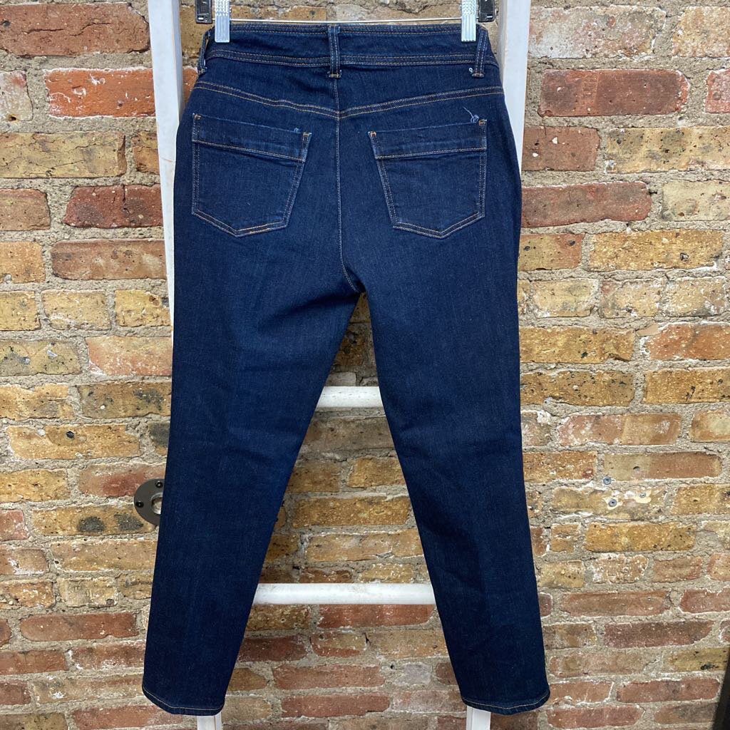Front Button Jeans