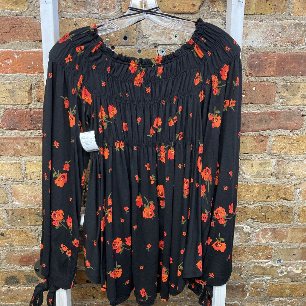Floral Peasant Blouse