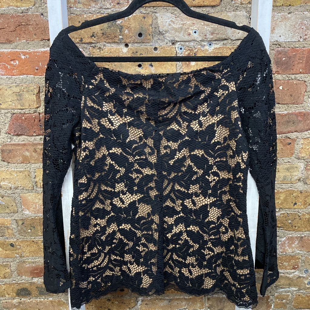Lace Off Shldr Blouse