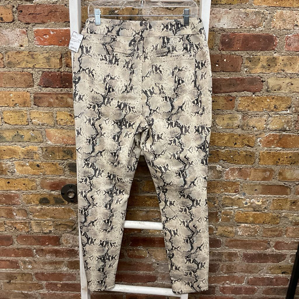 Jeggings Pull On Snake Print