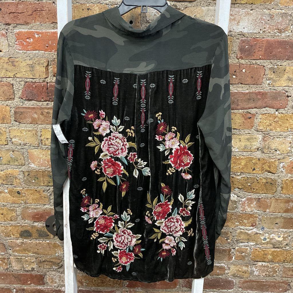 Top LS BD Camo/Floral