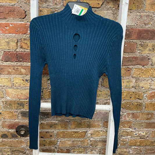 NWT Ribbed Turtleneck Cut Outs