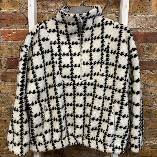 Sherpa Pullover Plaid