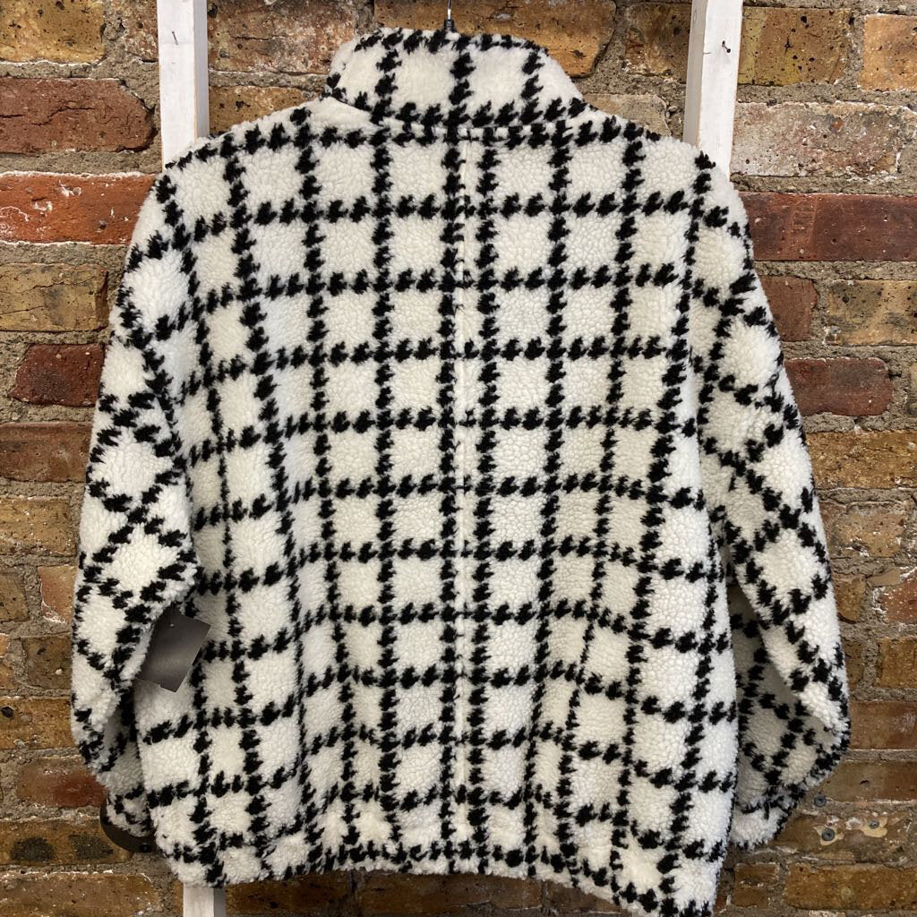 Sherpa Pullover Plaid
