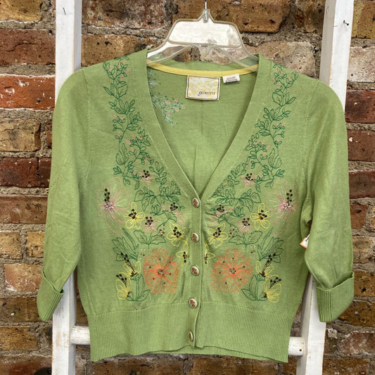 Embroidered Cardigan
