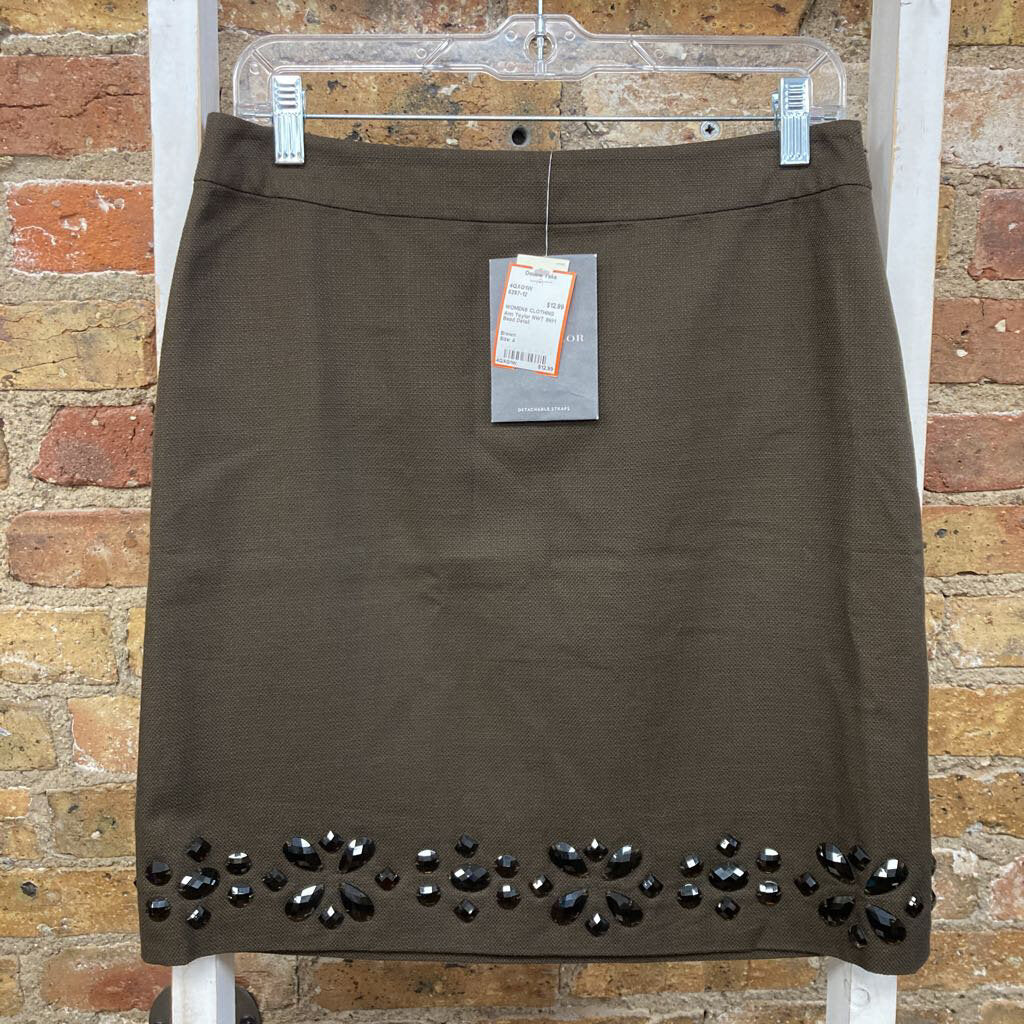 NWT Skirt Bead Detail