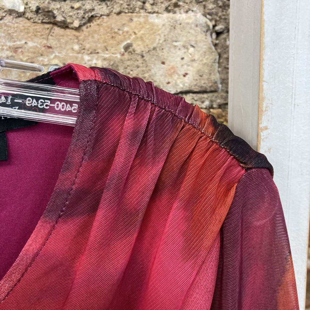Dress Ruched Print