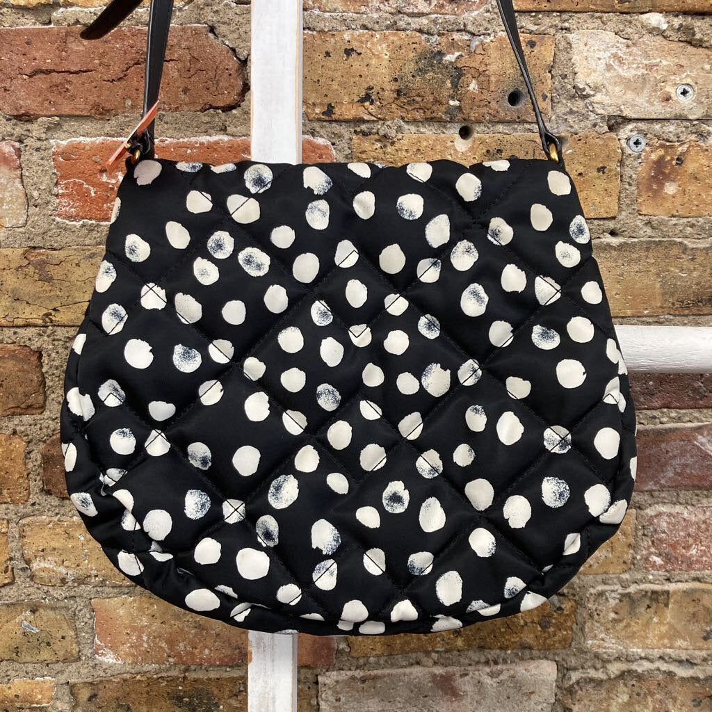 Crossbody Quilted/Nylon Dots