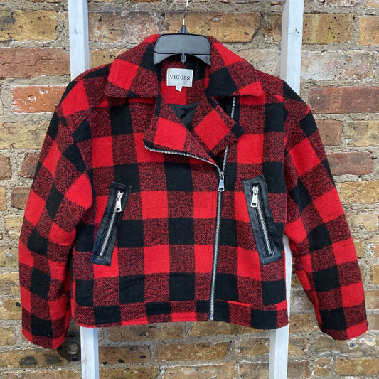 Checkered Crop Coat