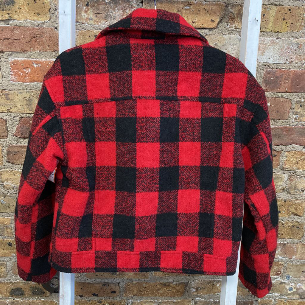 Checkered Crop Coat