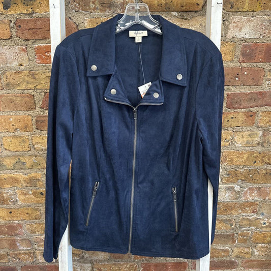 NWT Jacket Velvet Zip Up