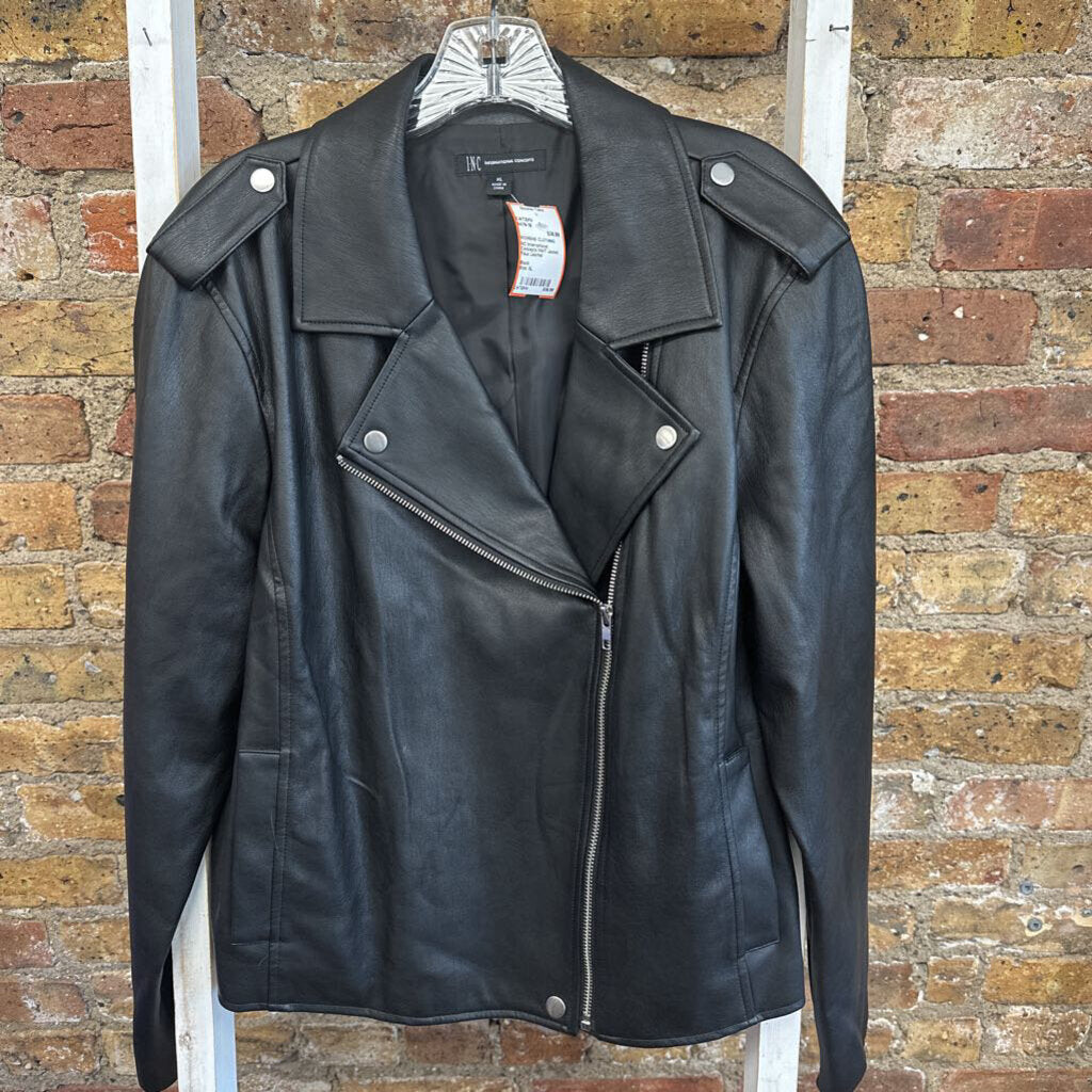 NWT Jacket Faux Leather