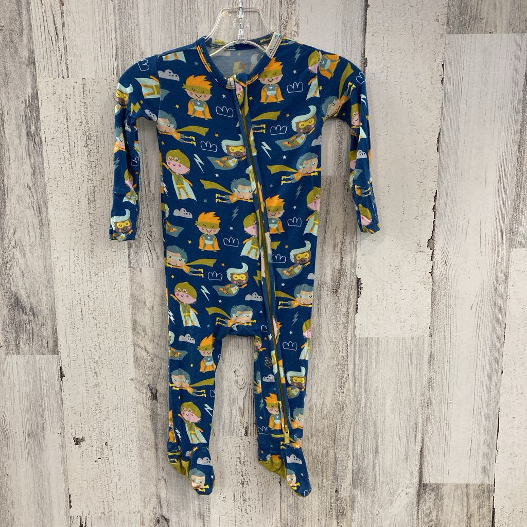 Sleeper LS Superhero Pattern Bamboo