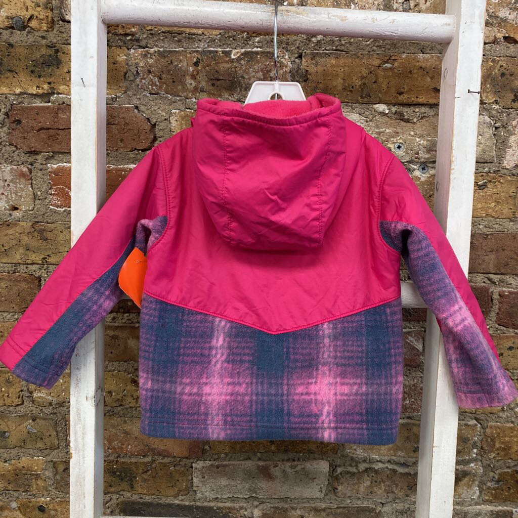Jacket Plaid Fleece