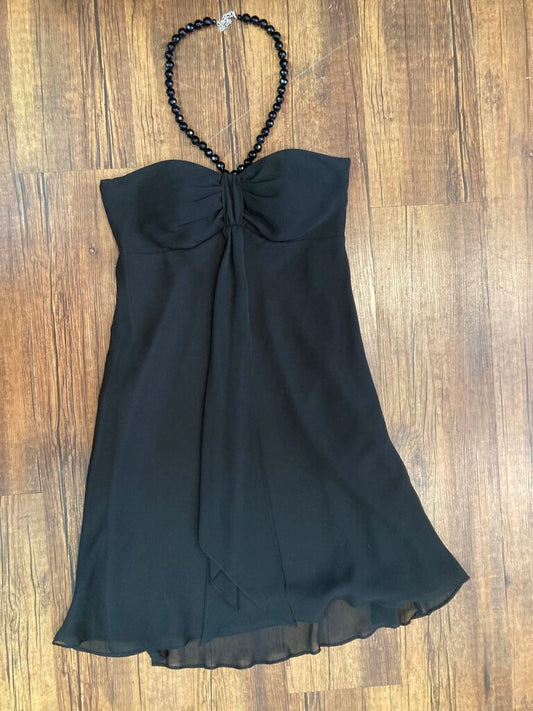 NWT Sheer Sleeveless Dress Bead Necklace