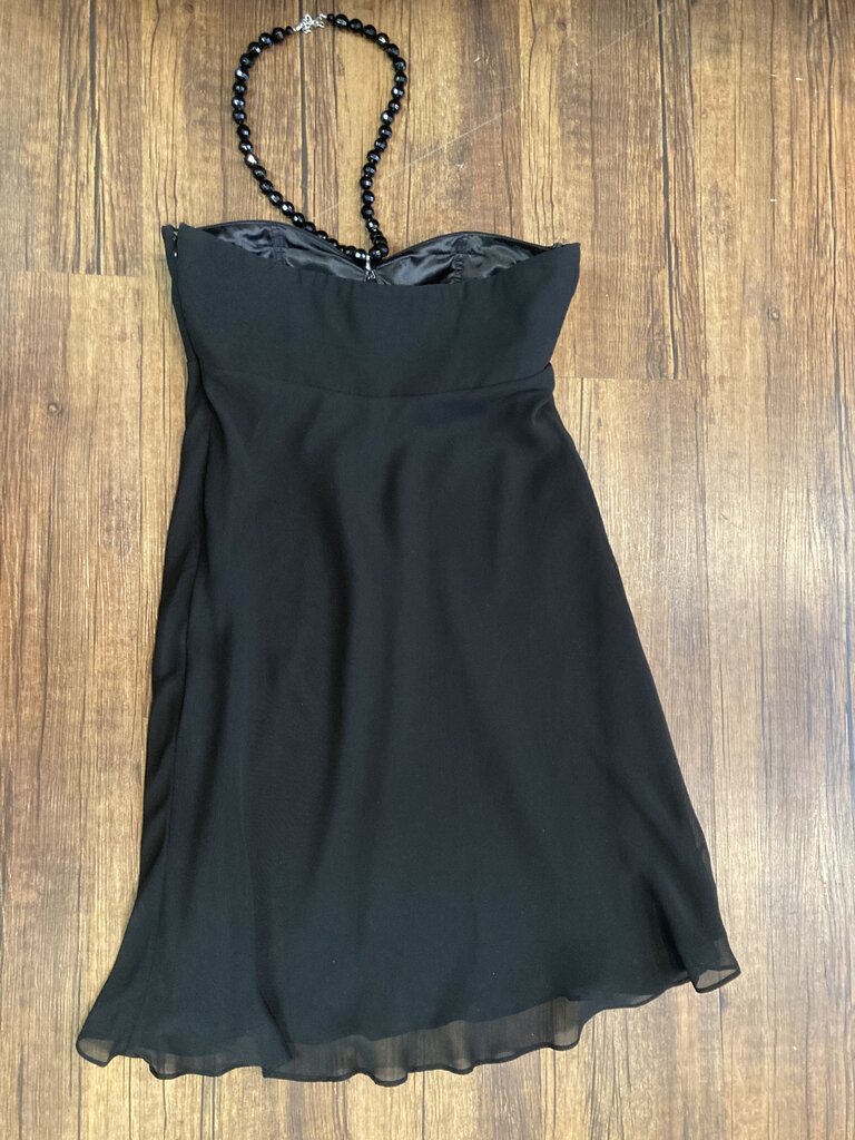 NWT Sheer Sleeveless Dress Bead Necklace