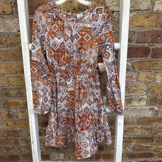 Aztec Pattern LS Dress