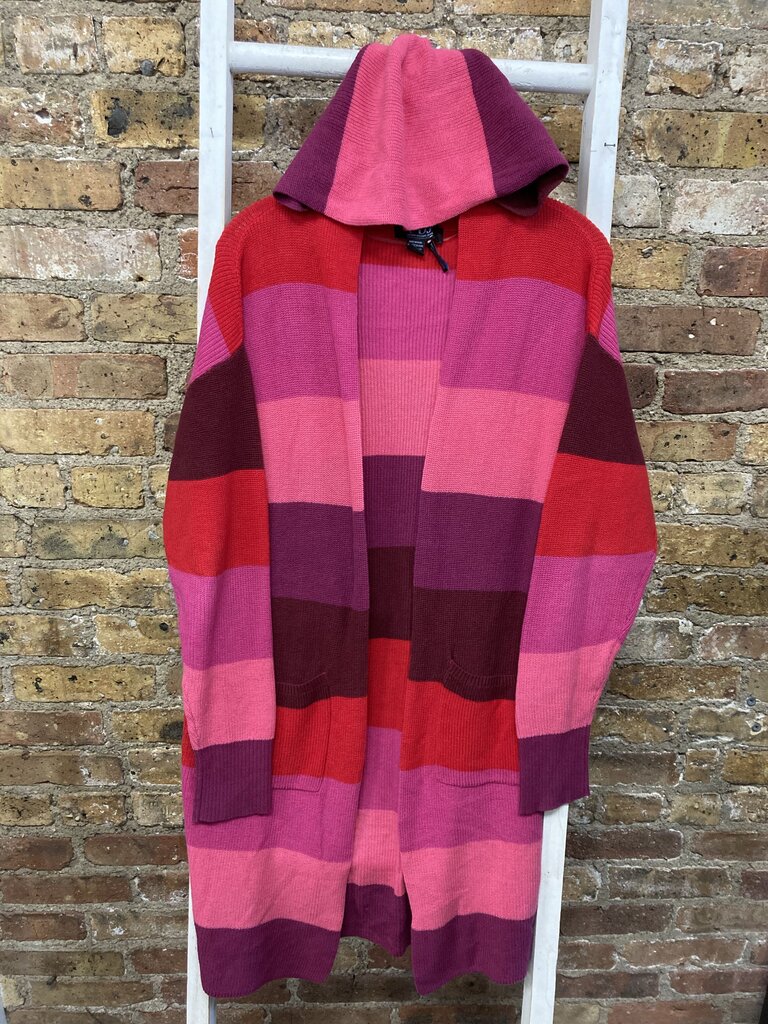 Cardigan Long Colorblock