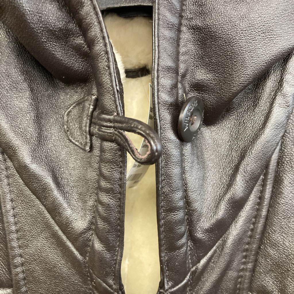 Jacket Leather Hood