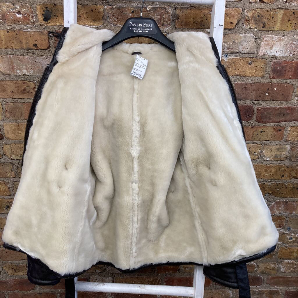 Jacket Leather Hood