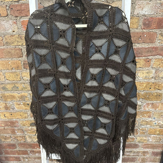 Shawl/Wrap Leather/Suede