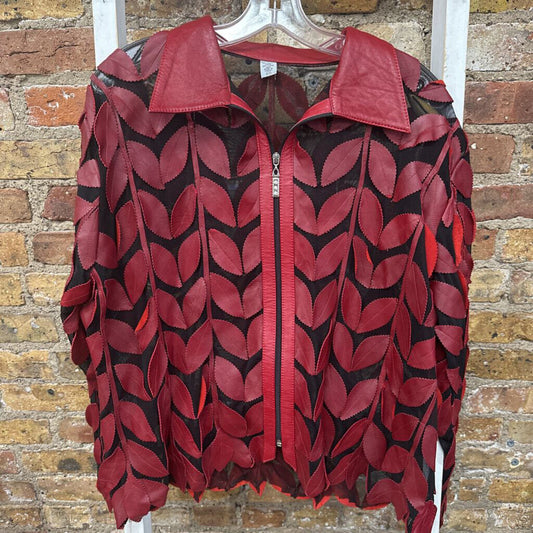 Jacket Leaf Leather