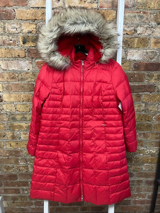 Coat Puffer Faux Fur Hood