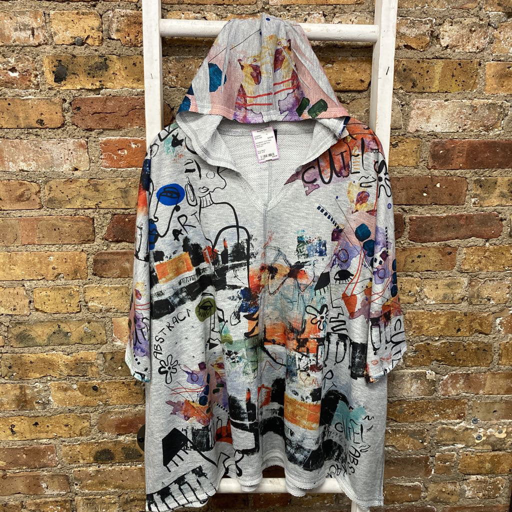 Hoodie Print Abstract