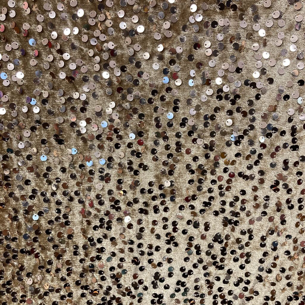 Velvet Sequin Tie Back Dress