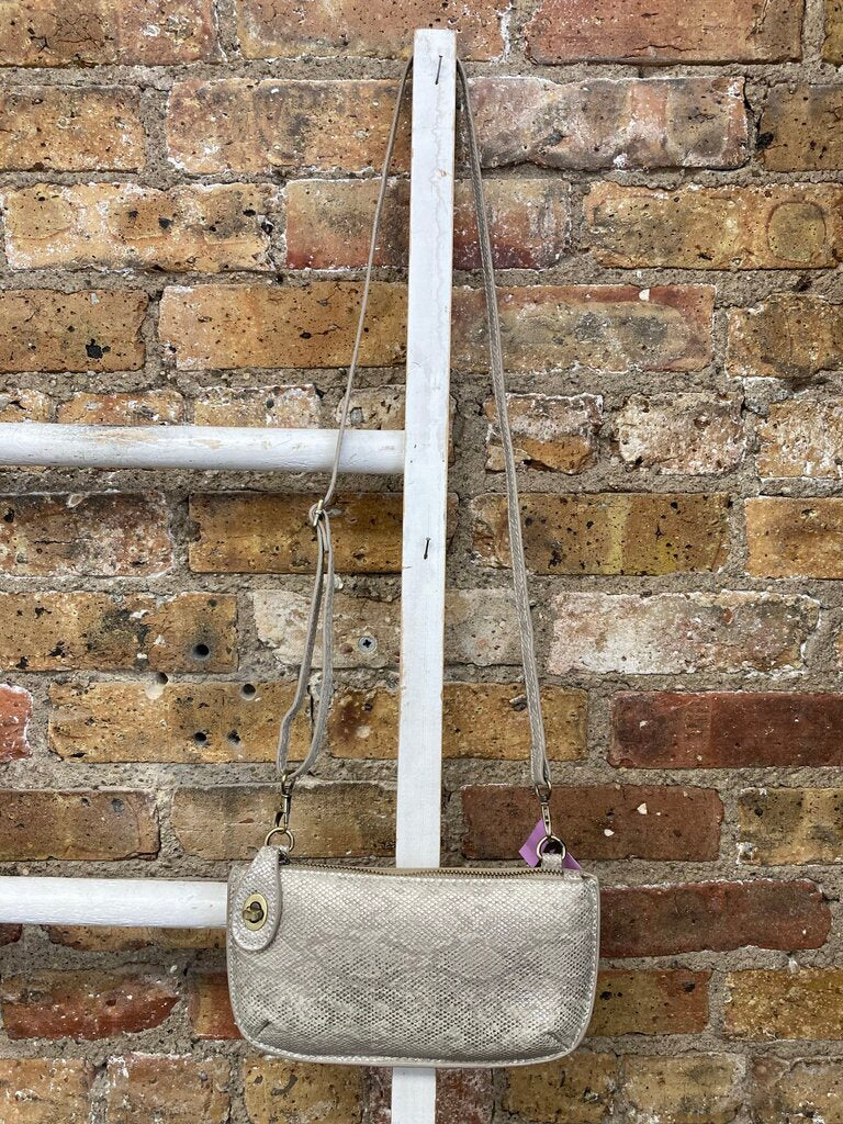 Snakeskin Mini Crossbody