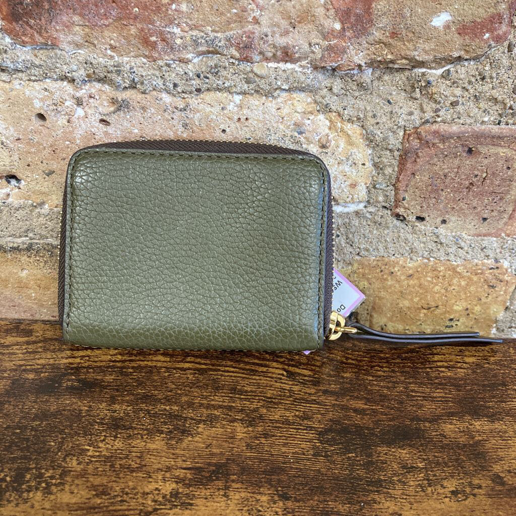 Leather Mini Zip Wallet