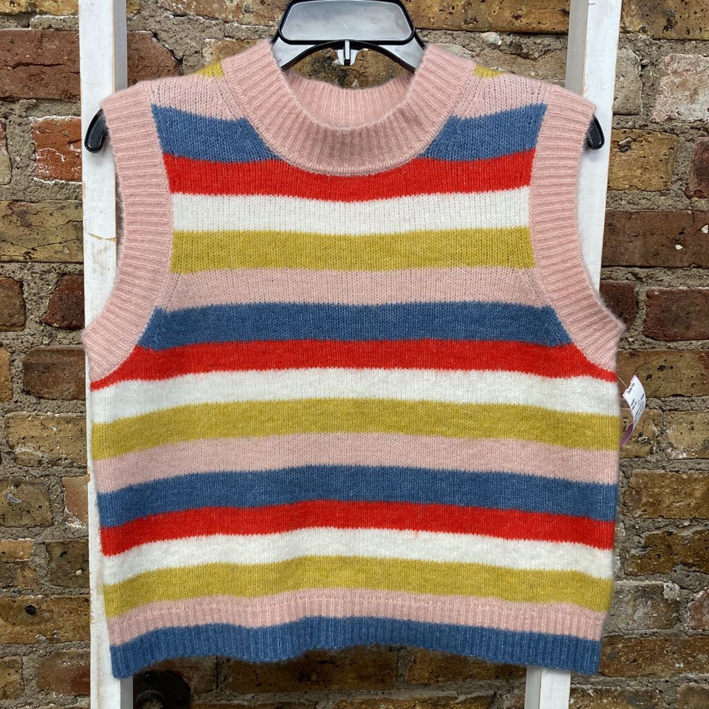 Vest Sweater Stripe