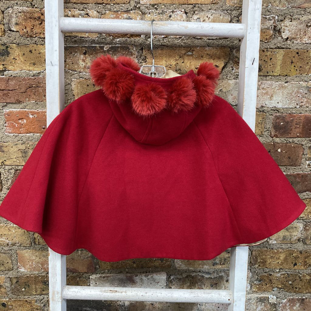 Cape Pom Pom Hood