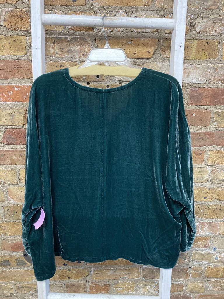 2 pc Velvet Pants/Vneck Top